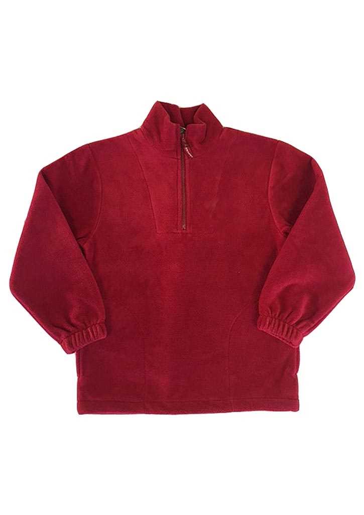 St Teresa's Featherston Half Zip Fleece Burgundy